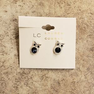 Laren conrad blue owl earrings